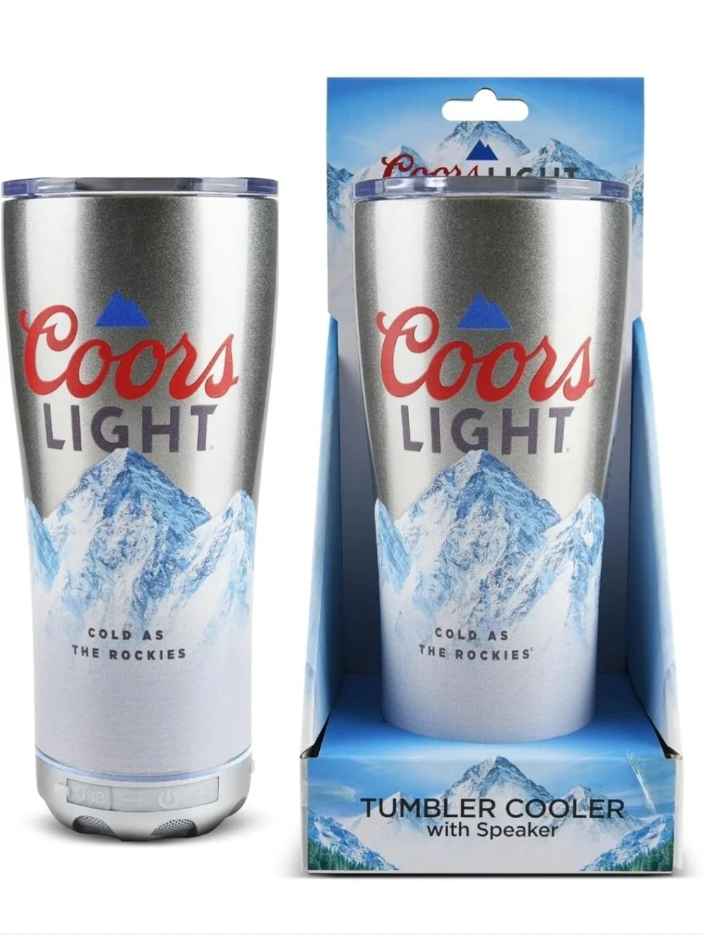 Coor Light Tumbler With Speaker